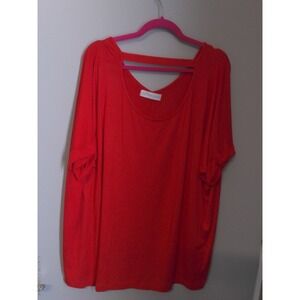 ESTANCIAS WOMENS RED TOP SIZE 2/42 MADE IN ARGENTINA (2406)